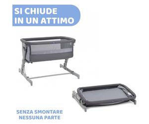 Minicuna Chicco Colecho Next2Me Go gris oscuro