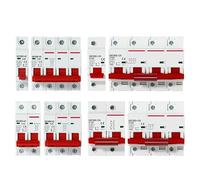 Minidisyuntor solar de CC 1000 V, 1P, 2P, 3P, 4P, con protección contra sobrecarga, 6 A ~ 63 A/80 A, 100 A, 125 A, MCB for sistemas fotovoltaicos.(2P,10A)