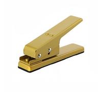 Minidiva® Guitar Plectro Pick Pulsera de plástico de tarjeta de perforación Punch Maker Cutter DIY Machine (Gold)