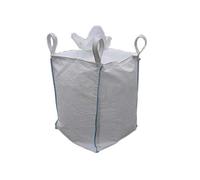 MiniEco Bolsa Grande Tamaño 90x90x125cm Certificado 1 Tonelada 1000 kg Sacos Multiusos De Cuatro Bucles Caño de llenado y Canalón de Descarga Granel Jumbo Reciclar Jardín Residuos Big Bag FIBC
