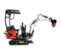 Miniexcavadora de 0,8 a 1,8 toneladas con cabina cómoda para trabajo de larga hora para demolición y renovación, romper bloques de hormigón, quitar paredes antiguas, triturar rocas desgastadas y