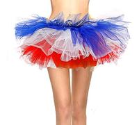 Minifalda para mujer, cosplay, enaguas, princesa, linda, enagua swing, tutú, azul, Talla única