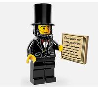 Minifigura de Abraham Lincoln de la serie LEGO Movie 1