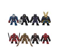 Minifigura de Sonic The Hedgehog de 8 piezas para juguetes infantiles Lego