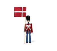 Minifiguras abanderado Kay Bojesen 18,5 cm figuras de madera diseño original, rojo