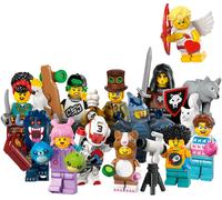 LEGO Minifigures 27.ª Edición Figuras Coleccionables Sorpresa, 1 Minifigura por Caja, Pirata de Juguete y Loro, Disfraz de Pterodáctilo, Amante de los Gatos, Bogeyman, Coleccionista de Peluches 71048