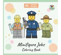 Minifigure Jobs Coloring Book: Fun Activity Book for Kids with 40 Unique Characters (Lumora Coloring Minifigure Series)