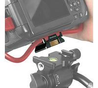 MINIFOCUS Abrazadera de cable de cámara con sistema Arca Swiss, clip de bloque de cable de aleación de aluminio con 4 ranuras, abrazadera de clip de bloqueo de cable USB, protector HDMI para todos los