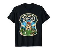 Minigolf Windmill Read Club Molino Putt Recorrido Camiseta