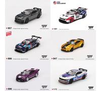 MINIGT 1/64 Ford GT Sunoco Mustang Shelby GT500 Heritage Edition Dragon Snake Diecast modelo de coche deportivo niños juguetes 905-007S