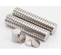 Miniimanes redondos de neodimio N42 extra fuertes - 60 unidades | 5 x 3 mm fuertes imanes pequeños para pizarras blancas, pizarras, frigoríficos, manualidades, etc. Ideal para la oficina y cualquier