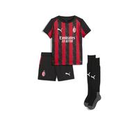 A.C. Milan Minikit de competición Home, Temporada 2025/2026, Juego de Camiseta y Pantalones Cortos de fútbol, Producto Oficial, niño, 6 años