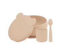 MinikOiOi BLW Set I - Bubble Beige 101070057 Set de alimentación de silicona