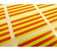 Minilabel Paquete de 24 50x30mm Rectangular, Autoadhesiva Cataluña Catalunya Etiquetas, Catalán Independencia Pegatinas Bandera