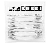 minilacci Lacci Elastici, Cordones elásticos para Zapatos Unisex niños, Color Blanco, Talla única