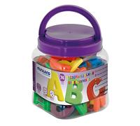Miniland 97922 Jumbo - Letras magnéticas (44 mm, 62 piezas) [importado de Alemania]