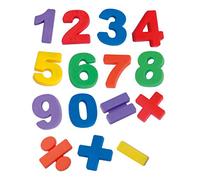 Miniland Números magnéticos 97923 - Caja 68 números y símbolos - Importado de Alemania - Surtido