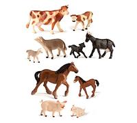 Miniland Animales granja con bebés (10und) (27430)