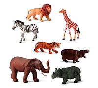 Miniland Educational- Bote con Animales de Selva, 7 Piezas (154184)