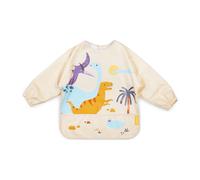 Babero Silicona Soft Biby Jurassic - Flexible, Antimanchas y con Bolsillo Miniland