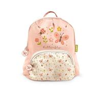 Miniland Bagpack Butterfly - Mochila Infantil para Guardería | Ligera y Ergonómica | Doble Bolsillo Organizador | Asas Ajustables y Acolchadas | Lavable y Personalizable