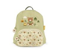 Miniland Bagpack Explorer - Mochila Infantil para Guardería | Ligera y Ergonómica | Doble Bolsillo Organizador | Asas Ajustables y Acolchadas | Lavable y Personalizable