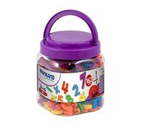 Miniland_Educational 97915 - Bote con asa Numero, 162 Piezas