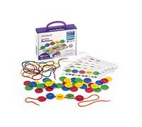 Miniland Botones para Ensartar, Juego Multicolor, Fichas de Actividades, Aprendizaje de Números y Colores | Activity Buttons