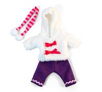 Miniland - Conjunto de Invierno Chaqueta de Pelo para muñeco de 32cm