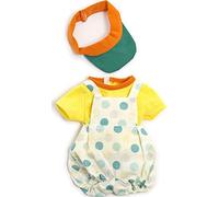 Miniland Conjunto Calor Peto Vestido para muñecos de 40cm, Color amarillo. 38-40 cm 31561