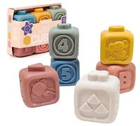 Miniland Cubos Apilables de Goma +6m 6 uds