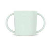 Miniland Dolce vaso de apredizaje con asas. Fabricada en España y diseñada para todos los niños y bebe +6 meses. Asas para facilitar la sujeción. 250 ml. (Mint)