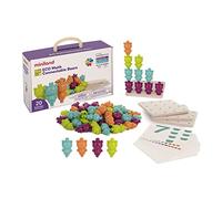 Miniland Juego de matemáticas Eco Colors Bears Fabricado en bioplástico, figuras de oso para apilar