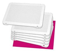 Miniland_Educational Miniland31825 - Placa Blanca, 31 x 21 mm, 6 Piezas