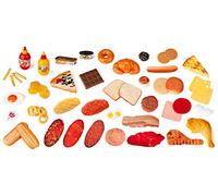 Miniland Educational - Pack de 52 Figuras, diseño Fastfood, 30815