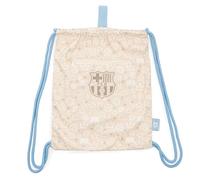 Miniland FC Barcelona - Kiddie Sack - Mochila Infantil Tipo Saco - Cierre con Cordones - Ligera, Lavable y Resistente - Licencia Oficial Barça