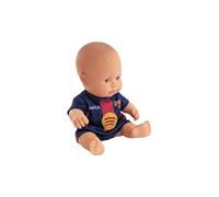 Miniland - Muñeco FC Barcelona 21 cm con Equipación Oficial Blaugrana, Muñeco Barça Fútbol Articulado y Coleccionable, Licencia Oficial (Caucásico)
