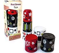 Miniland- First Senses: Cups Juego de apilables gigante para bebés (97311) , color/modelo surtido