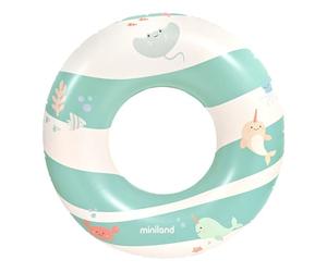 Miniland Flotador para Bebé, Flotador Hinchable Circular 55cm, Desde 3 Años, Seguro y Estable, Flotador Ideal para Piscina y Playa | Swim Collection