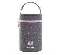 Miniland - Funda Isotérmica para Termos y Biberones Thermibag, Bolsa Térmica con Asa para Transportar Fácilmente 700ml (Rose)