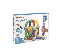 Miniland Imanes para Crear Formas | Juguete niños para Aprender Colores y Formas | Juego Magnético | A Partir de 3 años | Magnetics