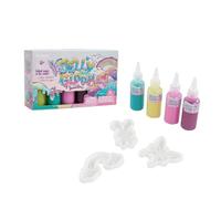 Miniland Jelly Gloop - Kit Creativo para Crear Figuras de Gel que Brillan en la Oscuridad, Juego Sensorial con Agua y Colores, Manualidades para Niños y Niñas +6 Años | Wonderland