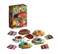 Miniland - Topo Top - Juego de Mesa para Niños +6 Años con Gemas de Colores, Tableros y Bolsa - Estrategia y Diversión en Aventuras Subterráneas - Ideal para Jugar en Familia