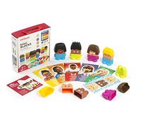 Miniland- Set de personajes con piezas intercambiables para trabajar las emociones, Multicolor (32350), de 2 a 6 años