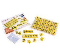 Miniland Educational 154252, Juego Didáctico Abecedario Mayúsculas y Minúsculas, 168 unidades