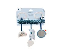 Miniland - Juguete Colgante Baby Koala para Cuna o Carro - Centro Sensorial con Mordedor, Espejo y Sonido - Estimulación Temprana (Baby Koala)