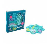 Miniland - Figdet Sensorial de Silicona para Bebés Flexhetti, con Tiras Flexibles para Estimular el Juego Creativo y la Motricidad Fina, Desde los 18 Meses (Estrella)