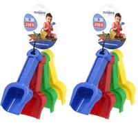 Miniland Juguetes Playa para Bebés, Resistentes para Arena y Nieve, Juegos de Playa y Exterior, Diversión al Aire Libre | Set 4 Palas (Paquete de 2)