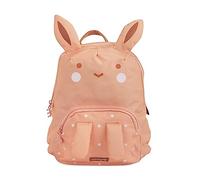 Miniland Mochila Escolar Infantil, Diseño Personalizado Divertido Conejo, Mochila Bebe, Mochila Pequeña, Colegio, Interior Nevera, Vuelta al Cole, Capacidad 4,5 litros, Naranja | Ecothermibag Bunny