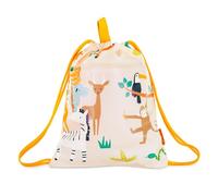 Miniland - Mochila Saco Infantil, Mochila Impermeable para Niños, Resistente, Cómoda y Divertida. Vuelta al cole o guardería (Jungle)